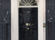 The door to Number 10 Downing Street