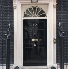 The door to Number 10 Downing Street