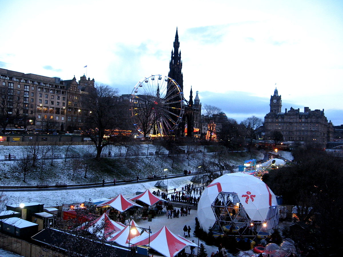 Edinburgh at Christmas The Bubble